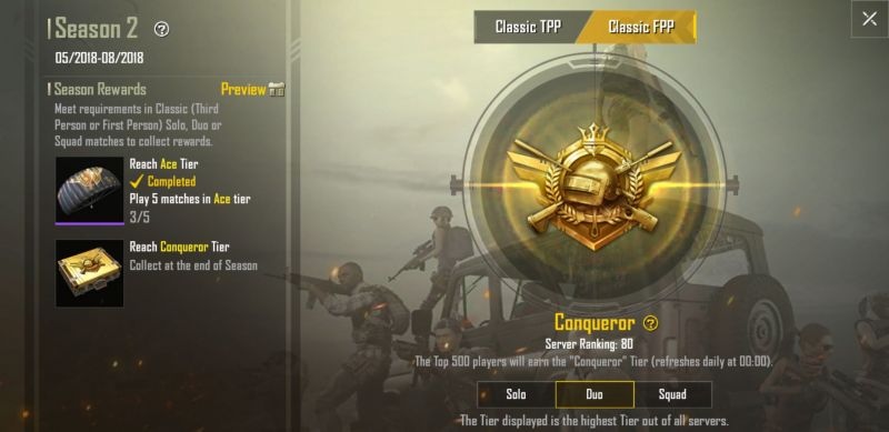 Rank Ace là một trong những Rank cao nhất trong hệ thống game Pubg