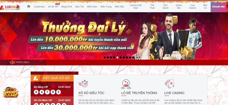 LIXI88 là thương hiệu cá cược nổi tiếng khu vực Châu Á