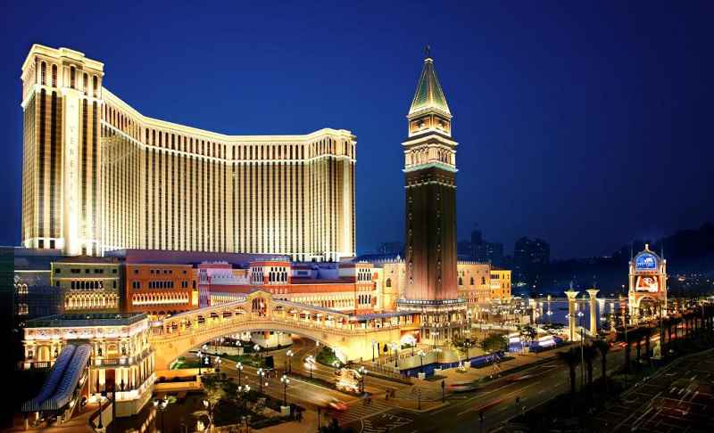 Venetian Macao thiết kế hoành tráng là một trong những casino lớn nhất thế giới