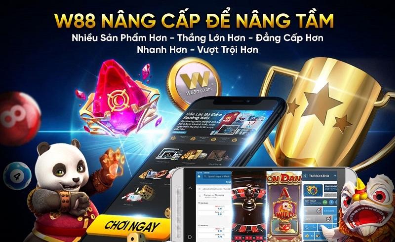 W88 nâng cấp hệ thống trò chơi