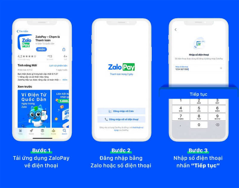 Các bước tải app ZaloPay đơn giản, dễ dàng